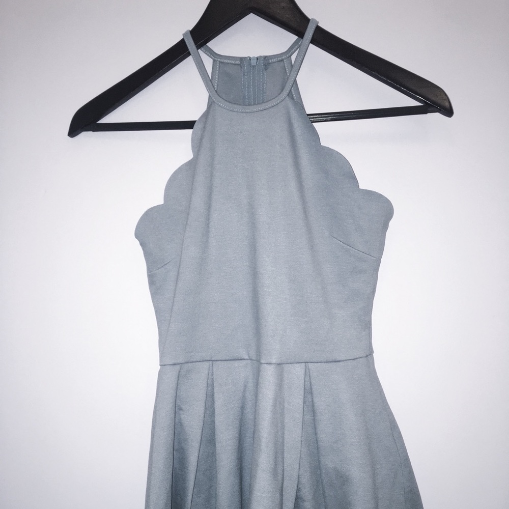 charlotte russe scallop dress